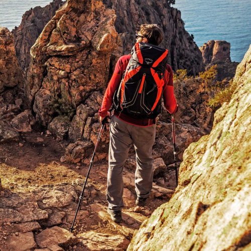 Рюкзак Osprey Exos 38 Blaze Black SM