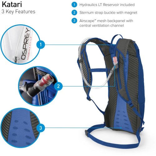 Рюкзак Osprey Katari 7 Cobalt Blue