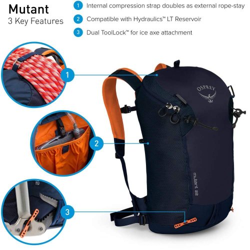 Рюкзак Osprey Mutant 22 Blue Fire