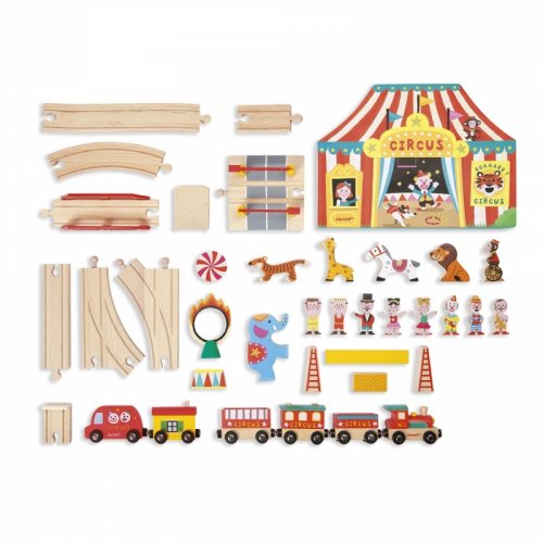 Игровой набор с треком Janod Цирк (J08521)