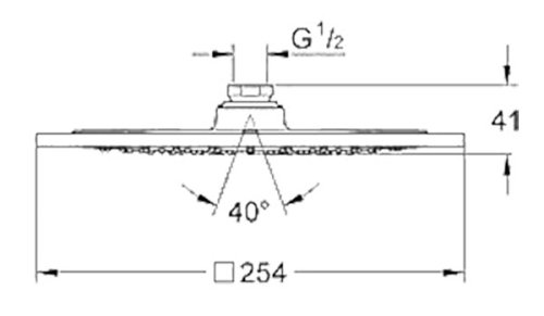 Верхний душ Grohe Rainshower F 27271000