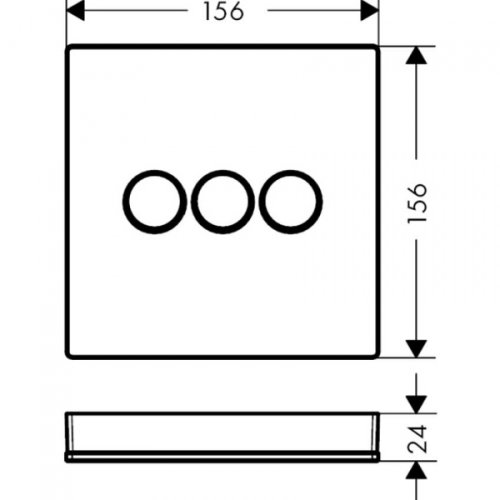 Вентиль Hansgrohe ShowerSelect 15736600