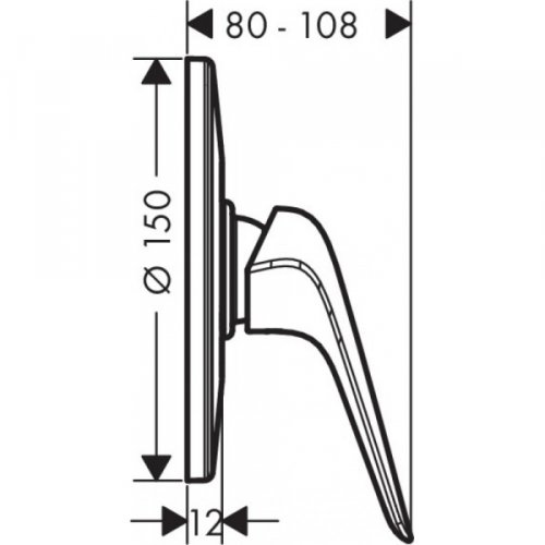 Смеситель скрытого монтажа Hansgrohe Novus 71068000