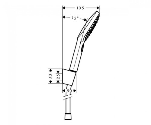 Душовий набір Hansgrohe Raindance Select S 27668000