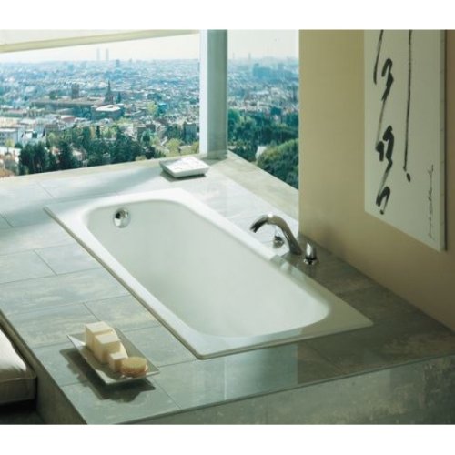 Ванна чавунна Roca Continental 160x70 A21291200R + 311537 + сифон Simplex