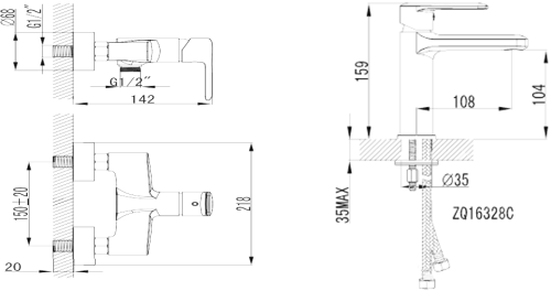 Набор смесителей Volle Fiesta 1515113161