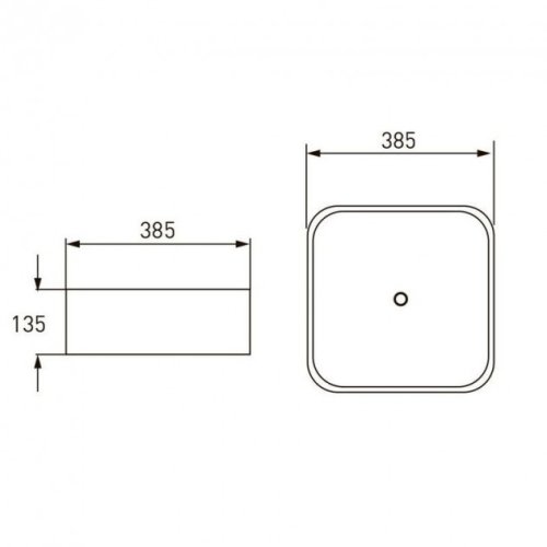Умывальник Volle 13-01MBlack-035