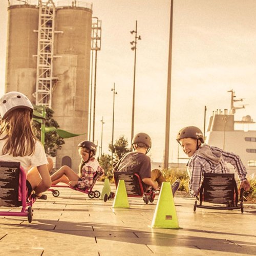 Самокат-каталка EzyRoller Classic Purple