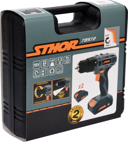 Аккумуляторный шуруповерт STHOR 78972