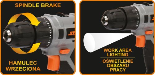 Аккумуляторный шуруповерт STHOR 78972