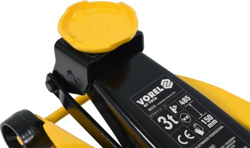 Домкрат гидравлический подкатной VOREL 80233 3т