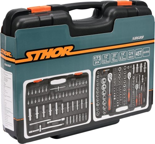 Набор инструментов STHOR 58688 (173 предмета)