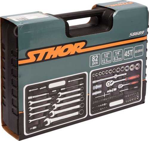 Набор инструментов STHOR 58689 (82 предмета)