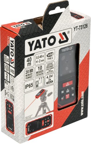 Лазерный дальномер YATO YT-73126