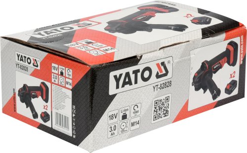 Аккумуляторная болгарка YATO YT-82828