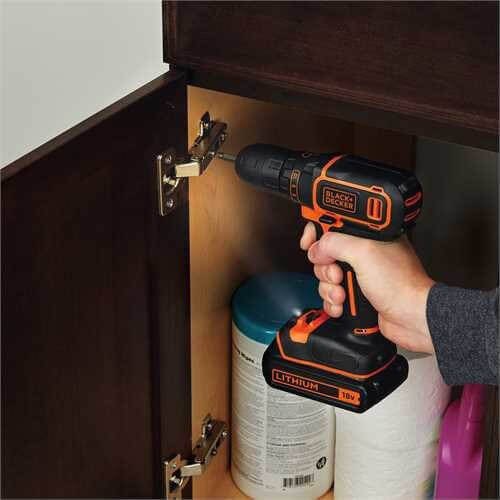 Дрель шуруповерт аккумуляторная Black&Decker BDCDD186KB