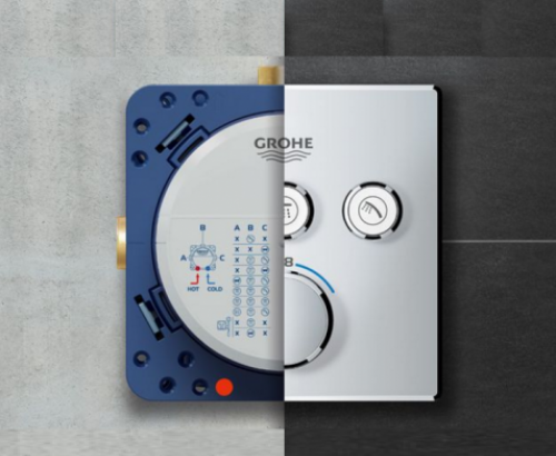 Смеситель скрытого монтажа Grohe Grohtherm SmartControl 29126000