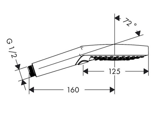Ручной душ Hansgrohe Raindance Select S 120 26530000
