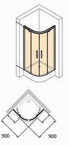 Душевая кабина Huppe X1 120602069321