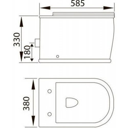 Подвесной унитаз Volle Puerta Rim 13-16-077