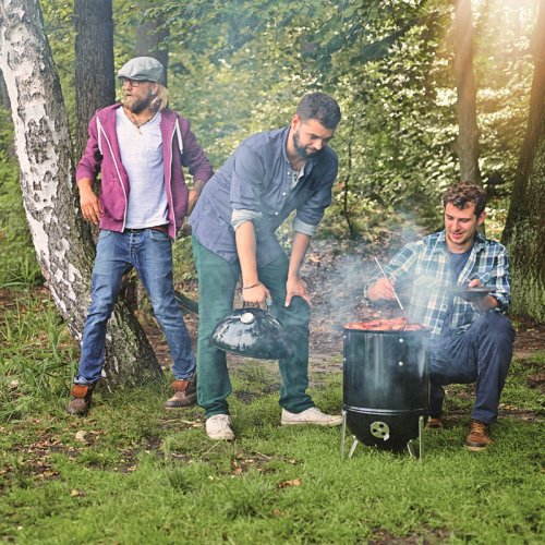 Гриль-коптильня угольная Weber Smokey Mountain Cooker 47см 721004