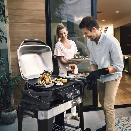 Гриль электрический Weber Pulse 2000 85010079 + подставка Pulse Cart