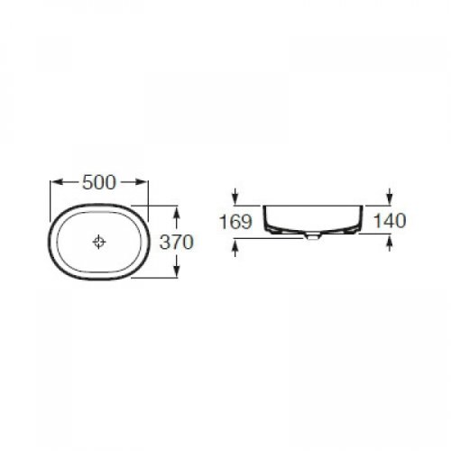 Умывальник Roca Inspira Round A327520000