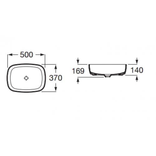 Умывальник Roca Inspira Soft A327500000