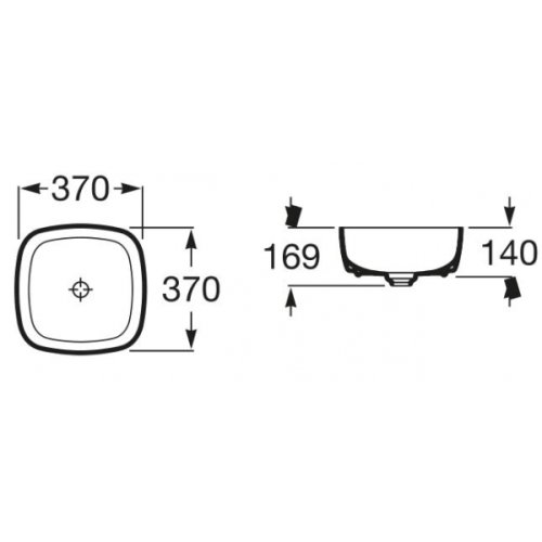 Умывальник Roca Inspira A327502000