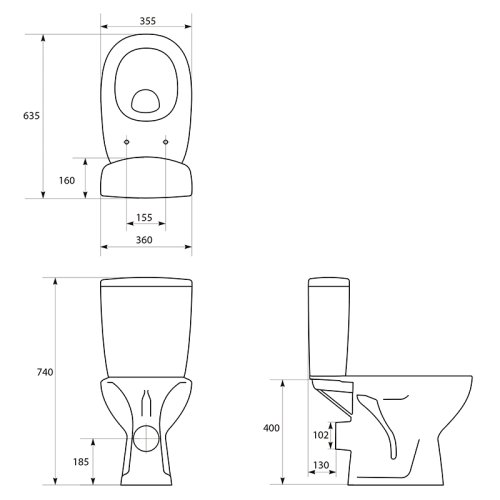 Унитаз Cersanit Arteco Clean On 638