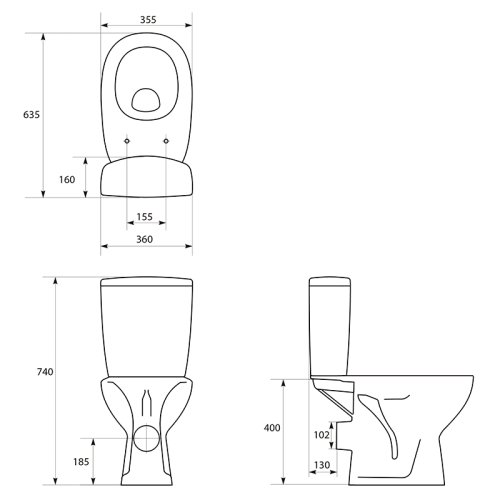 Унитаз Cersanit Arteco Clean On 616