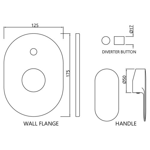 Смеситель скрытого монтажа Jaquar Opal Prime OPP-CHR-15065KP