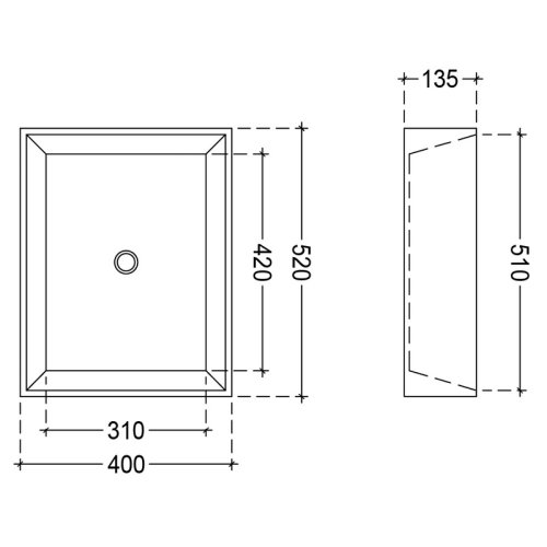 Умывальник Jaquar JDS 51 JDS-WHT-25907N