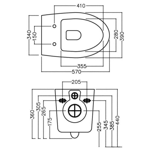 Подвесной унитаз Jaquar Vignette Prime VGS-WHT-81951