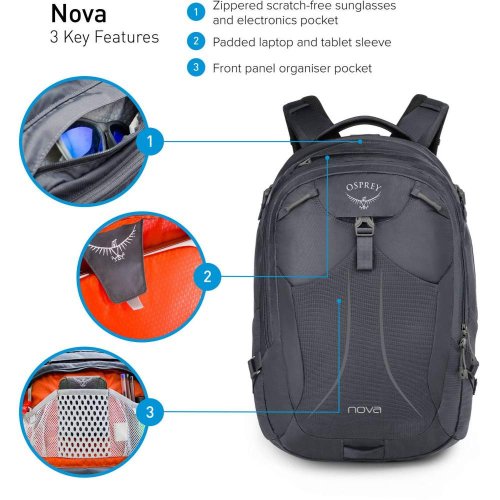 Рюкзак Osprey Nova 33 Misty Grey