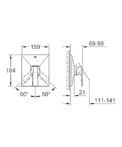 Змішувач прихованого монтажу Grohe Allure Brilliant 19789000