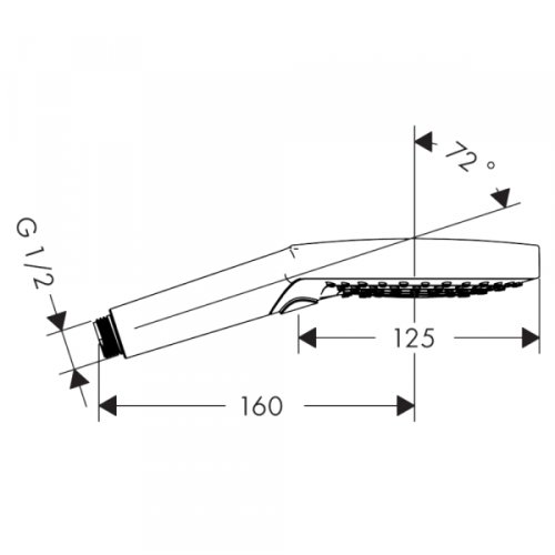 Ручной душ Hansgrohe Raindance Select S 120 3jet P 26014000