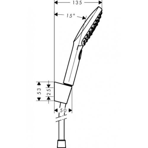 Душевой набор Hansgrohe Raindance Select E 120 Porter 26720400