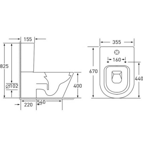 Унитаз Volle Libra 13-41-506