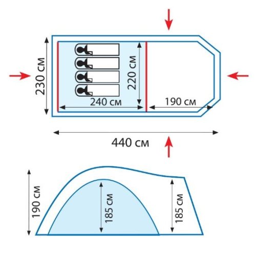 Палатка Tramp Anaconda v2 TRT-078