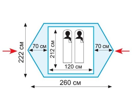 Палатка Tramp Colibri v2 TRT-034