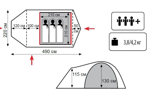 Намет Tramp Twister