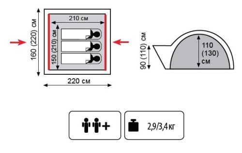Палатка Tramp Wonder 2