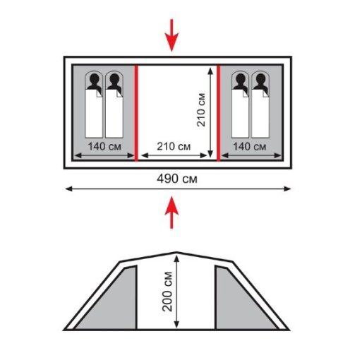 Палатка Totem Hurone