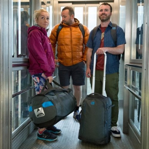 Сумка дорожня Vango Cargo 120 Carbide Grey / Volt Blue