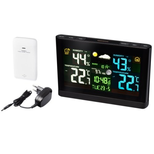 Метеостанция Bresser Colour THBM Black