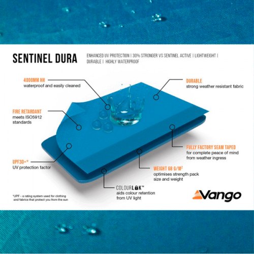 Палатка Vango Hudson 600 Sky Blue