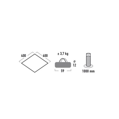 Тент High Peak Tarp 2 (Grey)