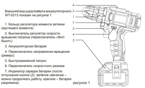 Дрель-шуруповерт аккумуляторная Intertool WT-0313
