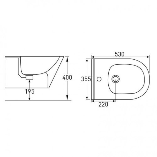 Биде Volle Altea 13-64-208